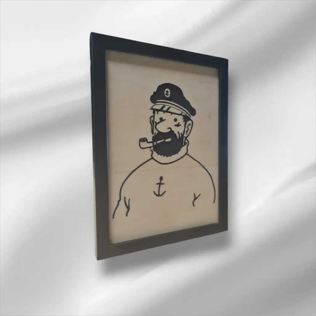 Cadre Capitain Haddock